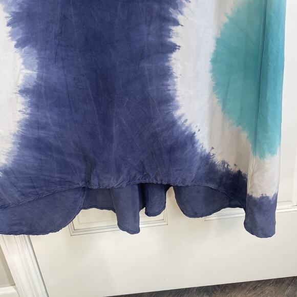 C & C California Women's Tie Dye Maxi Dress Size S Boho Flowy Beach Coastal - Picture 7 of 16